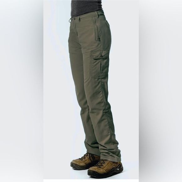 SET of 2 Pairs of Clothing Arts Pocket Proof Travel Pants in Green/khaki sz 8 - Picture 2 of 16